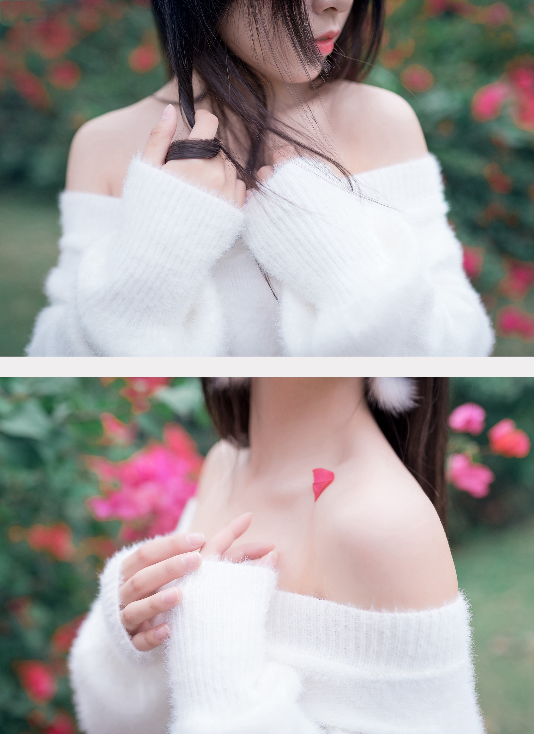 风之领域 - NO.197 香肩上的花瓣 [52P]-XikXak